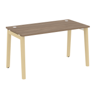 Onix Wood Стол письменный OW.SP-3.7 Дуб Аризона/Дуб Светлый/Металл Белый 1380*720*750