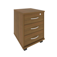 Riva Тумба подкатная 3 ящ. с фолдингом А.ТМ-3F Орех Гварнери 420*450*556