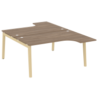 Onix Wood Рабочая станция OW.D.SA-4 Дуб Аризона/Дуб Светлый/Металл Белый 1580*2395*750 (1635/460)