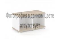 Concept Стеллаж 2 узкие секции, 1 ниша CN.STU-120 Сандал Янтарный/Антрацит/Металл Белый 836*420*450