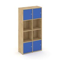 Locker plus Комплект №5 LK.K-005 Тиквуд Светлый/Синий 798*350*1593