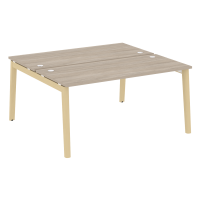 Onix Wood Рабочая станция OW.D.RS-2.4.7 Дуб Аттик/Дуб Светлый/Металл Белый 1580*1475*750