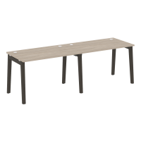 Onix Wood Рабочая станция OW.RS-2.2.7 Дуб Аттик/Дуб Темный/Металл Антрацит 2360*720*750