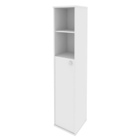 Style Шкаф высокий узкий левый Л.СУ-1.6 (L) Белый 412*410*1980