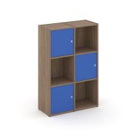 Locker plus Комплект №2 LK.K-002 Дуб Аризона/Синий 798*350*1203