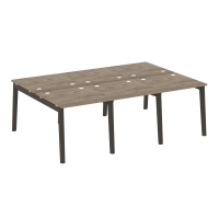 Onix Wood Рабочая станция OW.D.RS-6.0.8 Дуб Аттик/Дуб Темный/Металл Антрацит 2340*1635*750