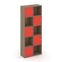 Locker plus Комплект №8 LK.K-008 Дуб Аризона/Красный 798*350*1983