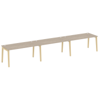Onix Wood Рабочая станция OW.RS-3.4.8 Дуб Аттик/Дуб Светлый/Металл Белый 4740*800*750