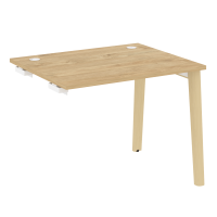 Onix Wood Стол-приставка OW.SPR-1.8 Тиквуд Светлый/Дуб Светлый/Металл Белый 980*800*750