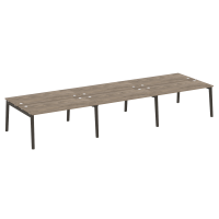 Onix Wood Рабочая станция OW.D.RS-6.4.7 Дуб Аттик/Дуб Темный/Металл Антрацит 4740*1475*750