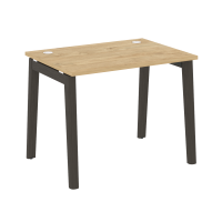 Onix Wood Стол письменный OW.SP-1.7 Тиквуд Светлый/Дуб Темный/Металл Антрацит 980*720*750