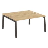 Onix Wood Рабочая станция OW.D.RS-2.4.7 Тиквуд Светлый/Дуб Темный/Металл Антрацит 1580*1475*750