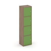 Locker plus Комплект №4 LK.K-004 Дуб Аризона/Зеленый 408*350*1593