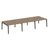 Onix Wood Рабочая станция OW.D.RS-6.3.7 Дуб Аризона/Дуб Темный/Металл Антрацит 4140*1475*750