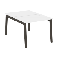 Onix Wood Рабочая станция OW.D.RS-2.1.7 Белый Бриллиант/Дуб Темный/Металл Антрацит 980*1475*750