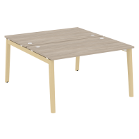 Onix Wood Рабочая станция OW.D.RS-2.3.8 Дуб Аттик/Дуб Светлый/Металл Белый 1380*1635*750