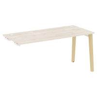 Onix Wood Стол-приставка OW.SPR-4.7 Денвер Светлый/Дуб Светлый/Металл Белый 1580*720*750