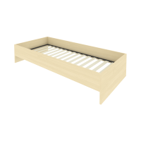 Light Кровать с ортопедическим основанием без изголовья С-К-90 Клен 950*2050*400
