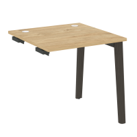 Onix Wood Стол-приставка OW.SPR-0.8 Тиквуд Светлый/Дуб Темный/Металл Антрацит 780*800*750