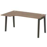 Onix Wood Стол эргономичный левый OW.SA-1 (L) Дуб Аризона/Дуб Темный/Металл Антрацит 1580*980*750 (720/460)