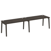 Onix Wood Рабочая станция OW.RS-2.4.8 Дуб Мали/Дуб Темный/Металл Антрацит 3160*800*750