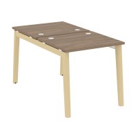 Onix Wood Рабочая станция OW.D.RS-2.0.7 Дуб Аризона/Дуб Светлый/Металл Белый 780*1475*750