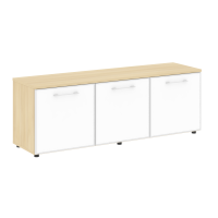 Yalta Тумба модульная LT.TS-3.5 white Акация Лорка/Стекло White 1642*450*580
