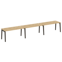 Onix Wood Рабочая станция OW.RS-3.4.8 Тиквуд Светлый/Дуб Темный/Металл Антрацит 4740*800*750