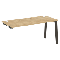 Onix Wood Стол-приставка OW.SPR-4.7 Тиквуд Светлый/Дуб Темный/Металл Антрацит 1580*720*750