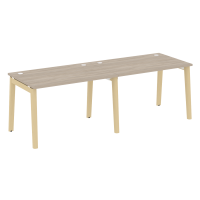 Onix Wood Рабочая станция OW.RS-2.2.8 Дуб Аттик/Дуб Светлый/Металл Белый 2360*800*750