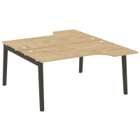 Onix Wood Рабочая станция OW.D.SA-1 Тиквуд Светлый/Дуб Темный/Металл Антрацит 1580*1995*750 (1475/460)