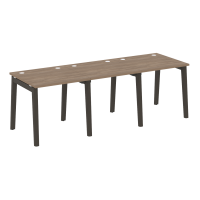 Onix Wood Рабочая станция OW.RS-3.0.8 Дуб Аризона/Дуб Темный/Металл Антрацит 2340*800*750