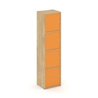 Locker plus Комплект №4 LK.K-004 Тиквуд Светлый/Оранжевый 408*350*1593