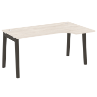 Onix Wood Стол эргономичный правый OW.SA-1 (R) Денвер Светлый/Дуб Темный/Металл Антрацит 1580*980*750 (720/460)