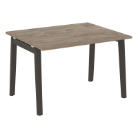 Onix Wood Стол переговорный (1 столешница) OW.PRG-1.2 Дуб Аттик/Дуб Темный/Металл Антрацит 1180*980*750