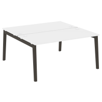 Onix Wood Рабочая станция OW.D.RS-2.4.8 Белый Бриллиант/Дуб Темный/Металл Антрацит 1580*1635*750