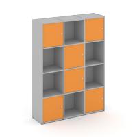 Locker plus Комплект №6 LK.K-006 Серый/Оранжевый 1188*350*1593