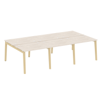 Onix Wood Рабочая станция OW.D.RS-6.1.8 Денвер Светлый/Дуб Светлый/Металл Белый 2940*1635*750