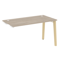 Onix Wood Стол-приставка OW.SPR-3.7 Дуб Аттик/Дуб Светлый/Металл Белый 1380*720*750