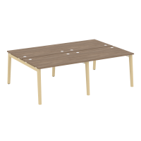 Onix Wood Рабочая станция OW.D.RS-4.2.8 Дуб Аризона/Дуб Светлый/Металл Белый 2360*1635*750