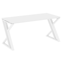 Loft Стол рабочий VR.L-SRZ-4.7 Белый Бриллиант/Металл Белый 1580*720*750