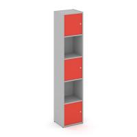 Locker plus Комплект №7 LK.K-007 Серый/Красный 408*350*1983