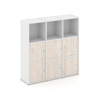 Locker plus Комплект №3 LK.K-003 Белый/Денвер Светлый 1188*350*1203