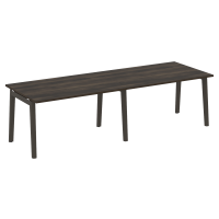 Onix Wood Стол переговорный (2 столешницы) OW.PRG-2.3 Дуб Мали/Дуб Темный/Металл Антрацит 2760*980*750