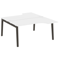Onix Wood Рабочая станция OW.D.SA-1 Белый Бриллиант/Дуб Темный/Металл Антрацит 1580*1995*750 (1475/460)