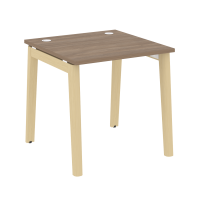 Onix Wood Стол письменный OW.SP-0.8 Дуб Аризона/Дуб Светлый/Металл Белый 780*800*750