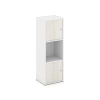 Locker plus Комплект №1 LK.K-001 Белый/Дуб Наварра 408*350*1203