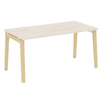Onix Wood Стол письменный OW.SP-4.8 Денвер Светлый/Дуб Светлый/Металл Белый 1580*800*750