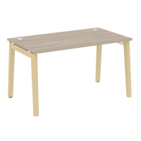 Onix Wood Стол письменный OW.SP-3.8 Дуб Аттик/Дуб Светлый/Металл Белый 1380*800*750