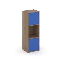 Locker plus Комплект №1 LK.K-001 Дуб Аризона/Синий 408*350*1203